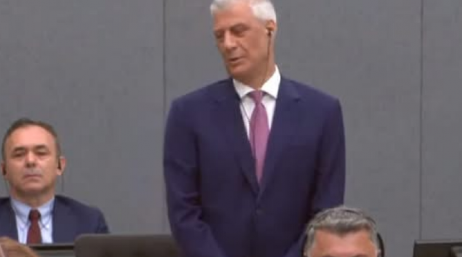 Hashim Thaçi “i çeliktë”, tha “okej” pak pasi mori vesh dënimin