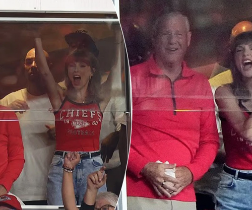 “Ky është burri im” - Taylor Swift tregon unazën, teksa Travis Kelce shënon për Chiefs