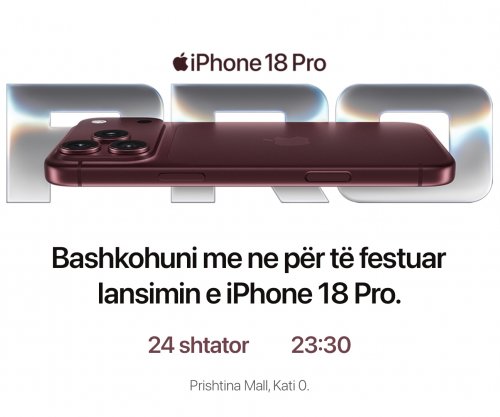 iGjirafa sjell lansimin e iPhone-it të ri në mesnatë, në Prishtina Mall