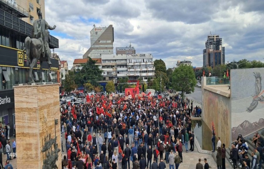 Protestë në Shkup në mbështetje të ish-krerëve të UÇK-së