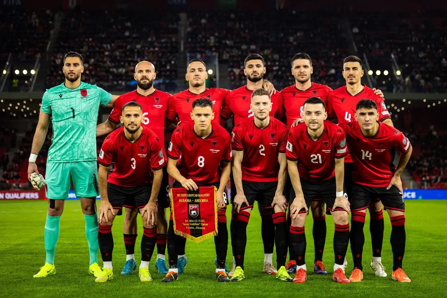 Formacionet zyrtare: San Marino – Shqipëri