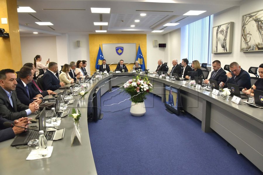 Qeveria e Kosovës sot mbledhje, në rend dite 35 pika